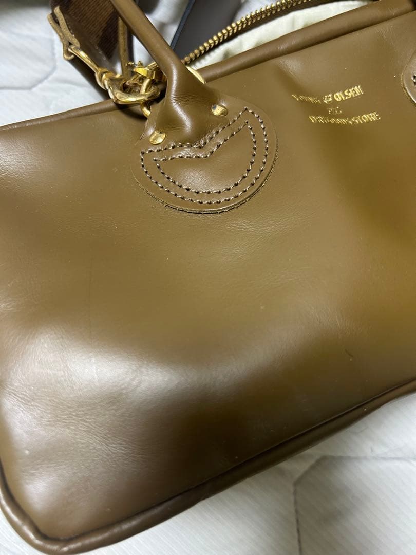 【お値下げ】ヤングアンドオルセン　フレームワーク別注 ボストンバッグ