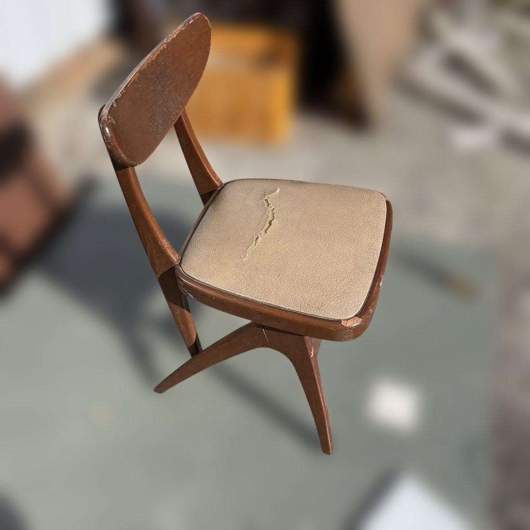 北欧レトロ オールドマルニ デルタチェア ベントウッドチェアー 木製椅子