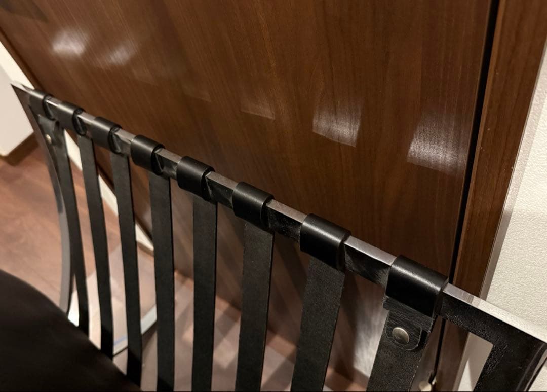 【大塚家具】バルセロナチェア 本革 クロームフレーム