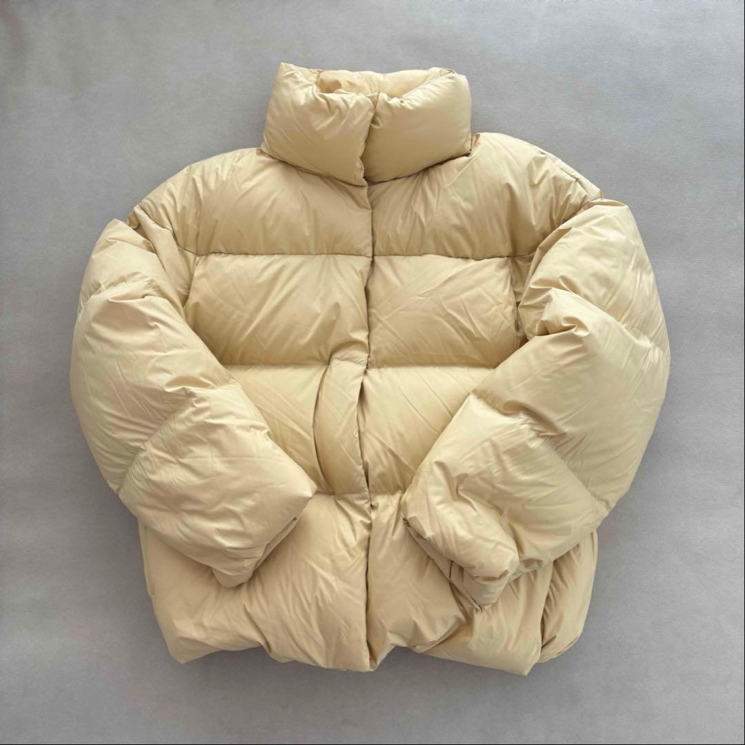 UNIQLO ユニクロ　パウダーソフトダウンジャケット　ダウン　イエロー　M