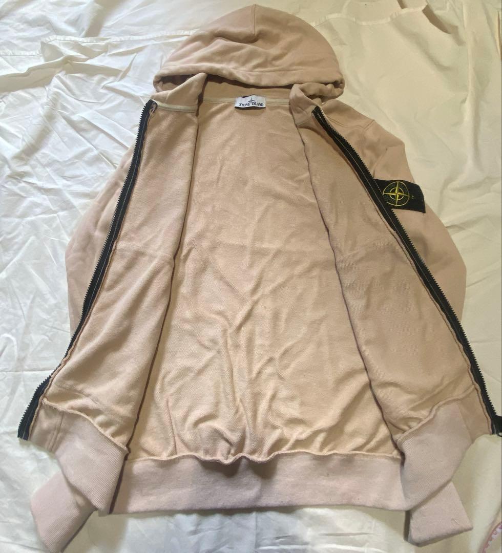 トップス ARCHIVE STONE  ZIP FOODY BEIGE