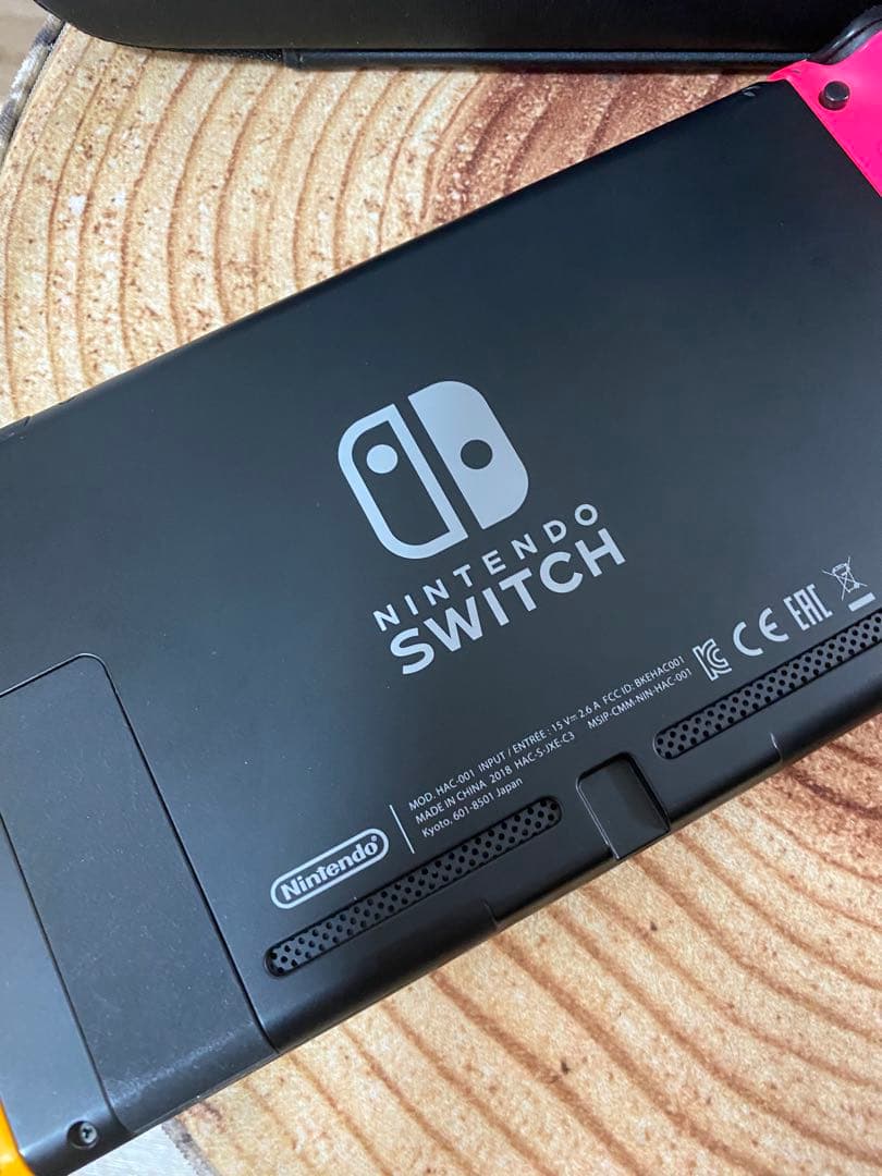 Nintendo Switch ニンテンドースイッチ本体　PNK/YEL 箱無し