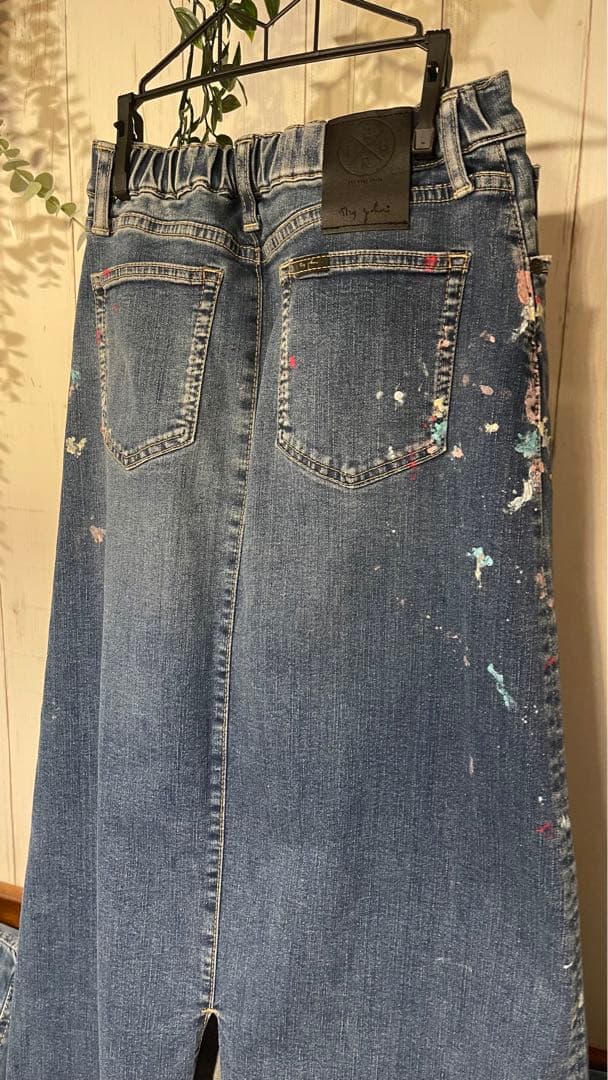 美品♪SURT ビッグジョン　ペイントデニム　スカート