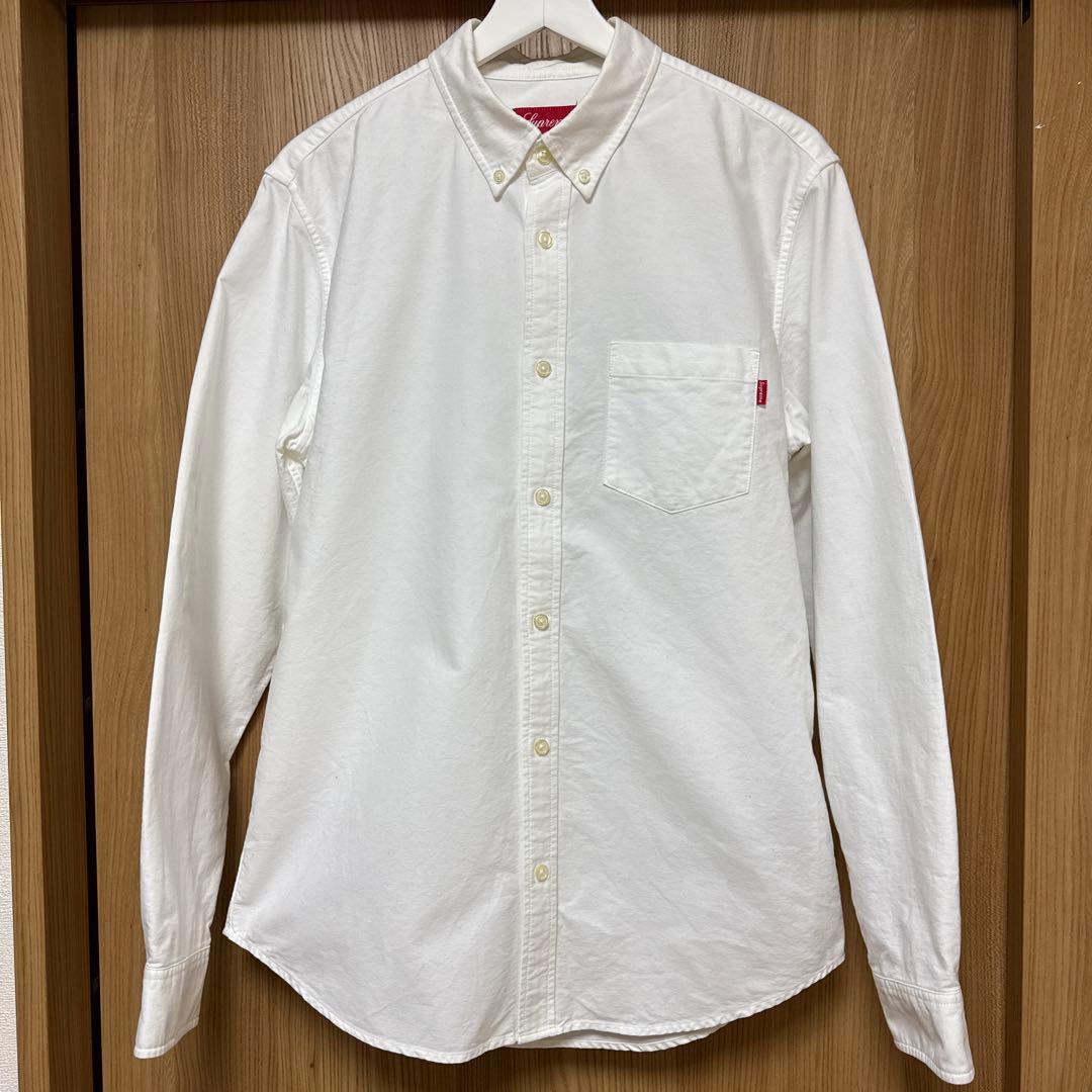 Supreme シュプリーム Oxford Shirt ホワイト M 美中古