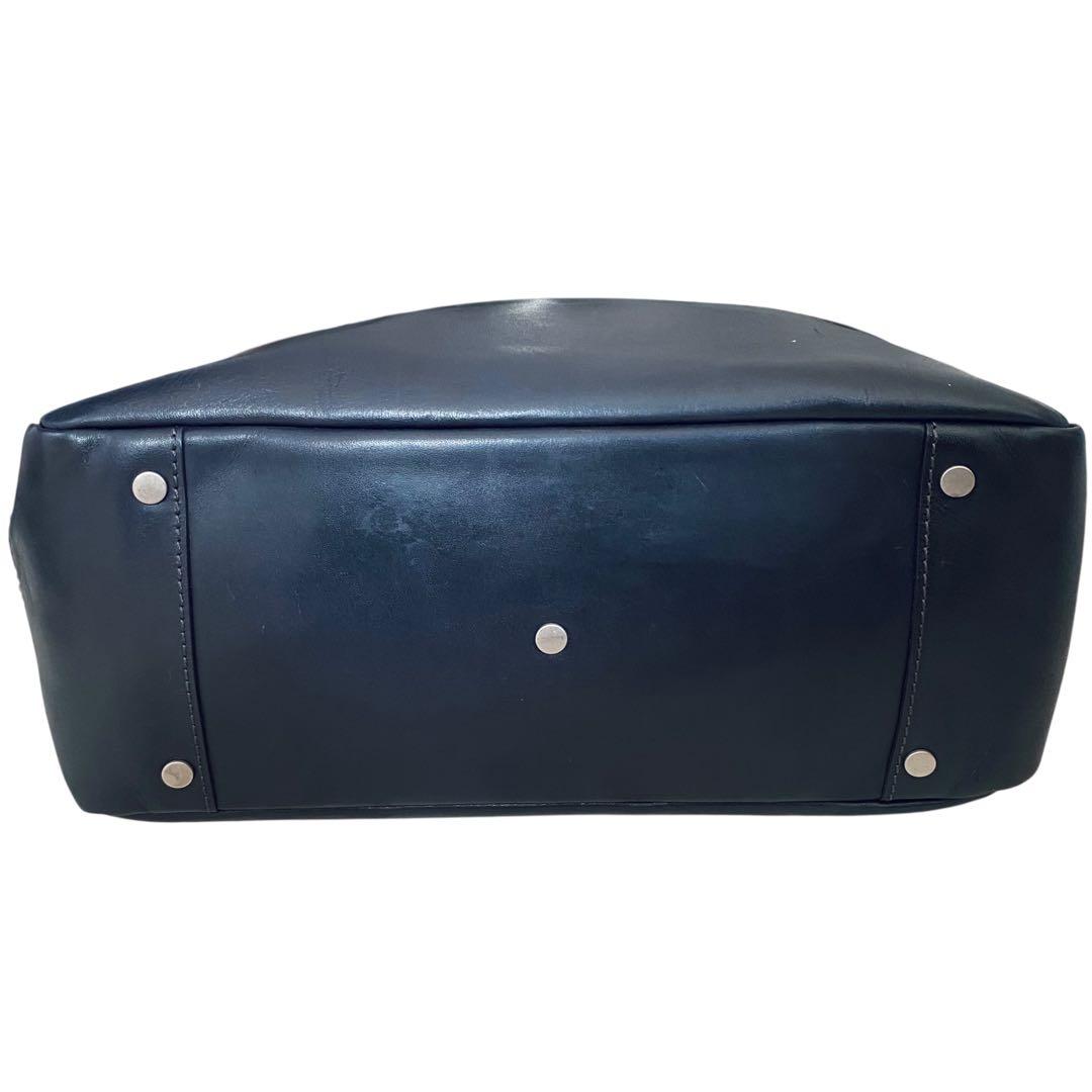 HERGOPOCH エルゴポック【美品】3室構造 レザー トートバッグ