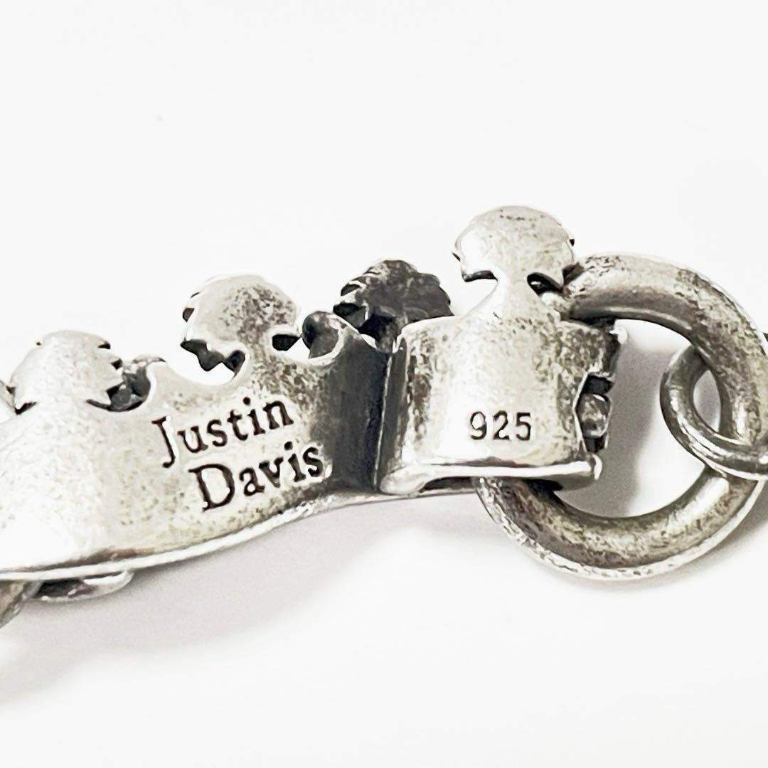 JUSTIN DAVIS クラウン オニキス ブレスレット ブラック sv925