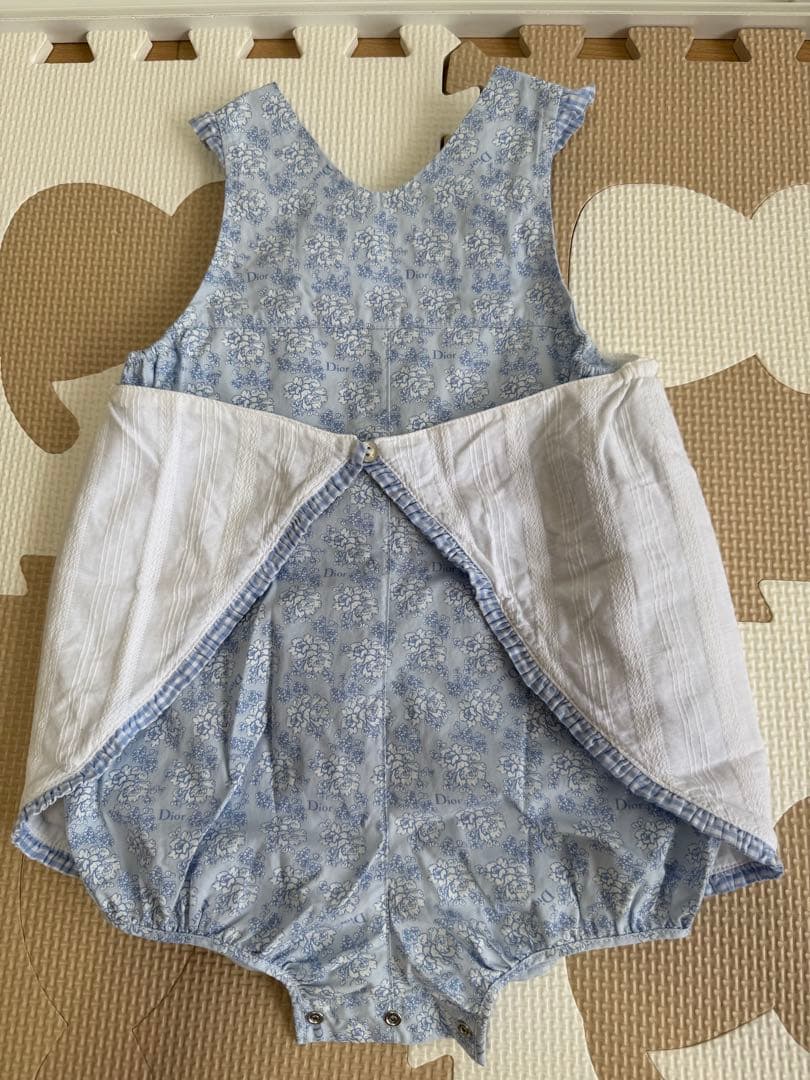 baby Dior 蝶刺繍ロンパース 12M