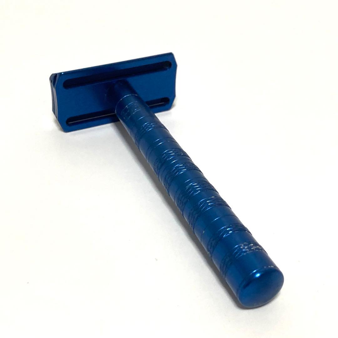 ヘンソンシェービング AL13 スタンダード 両刃ホルダー 替刃3枚付き