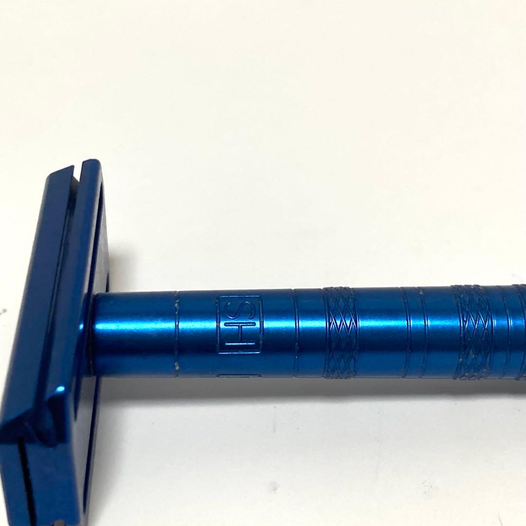 ヘンソンシェービング AL13 スタンダード 両刃ホルダー 替刃3枚付き