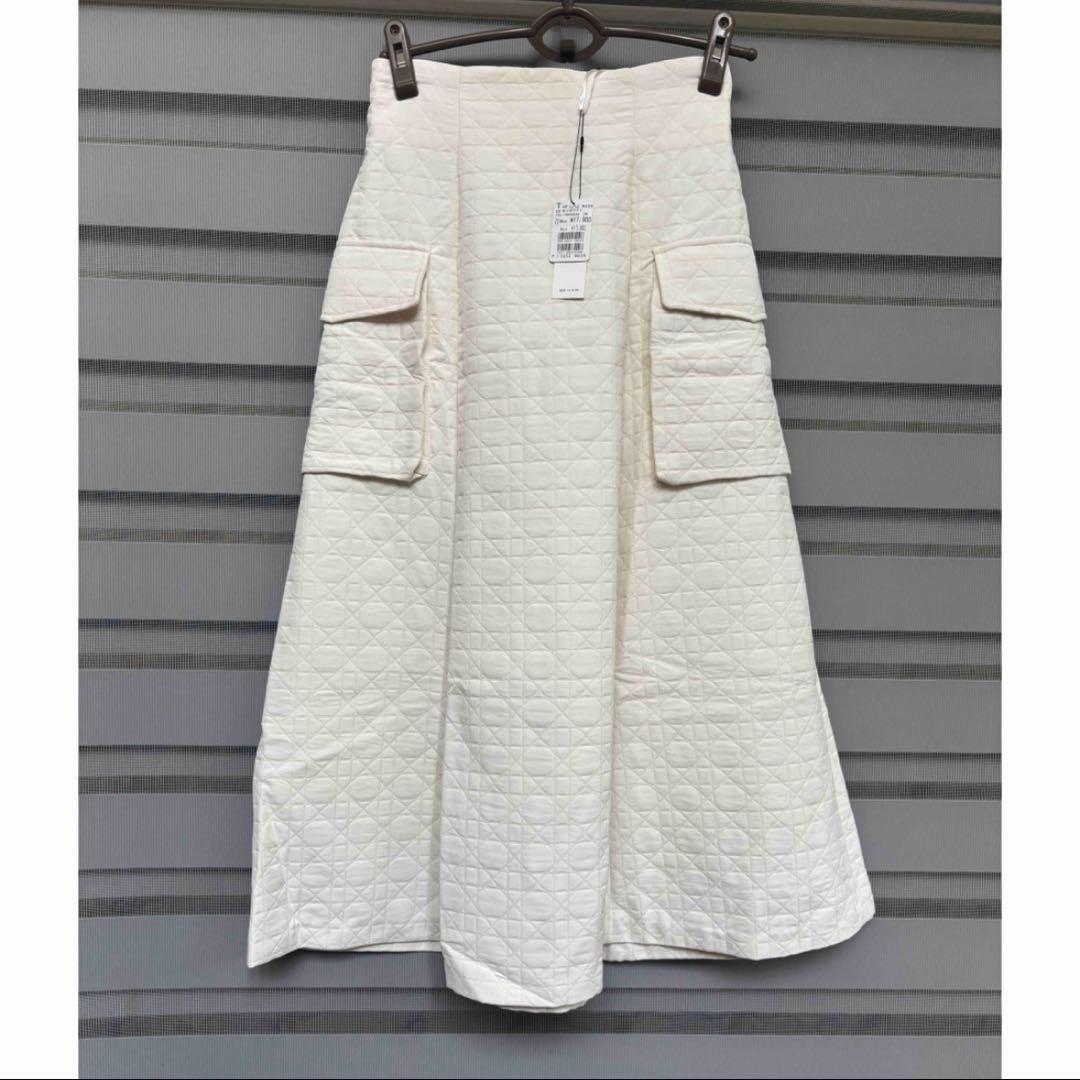 新品　ヤマダヤ　FENNEL キルティングWポケットロングスカート