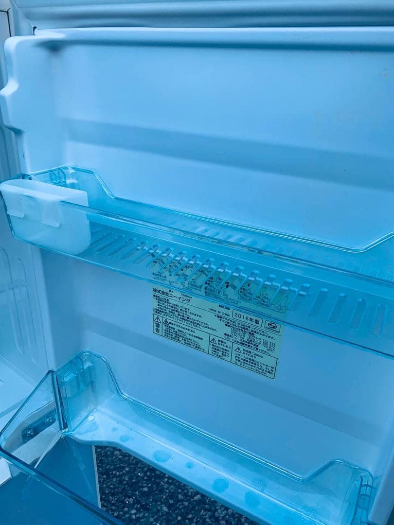 ①✅ユーイングノンフロン冷凍冷蔵庫✅ ✅UR-FG110J✅