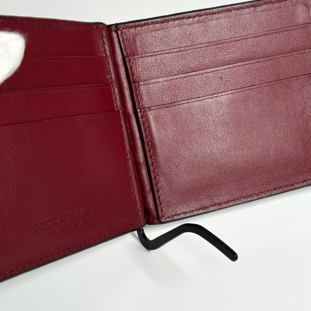 ボッテガヴェネタ マネークリップ カードケース マキシイントレチャート ブラック