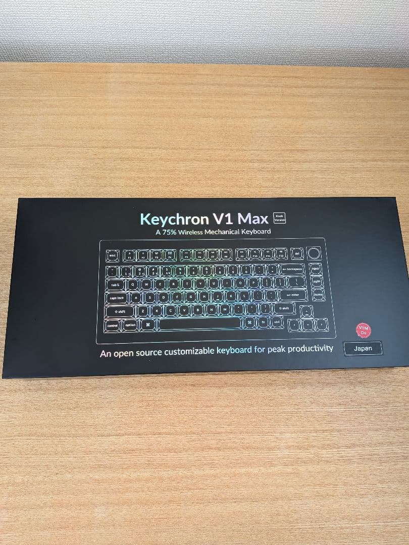 Keychron V1 Max バナナ軸 US配列 キークロン