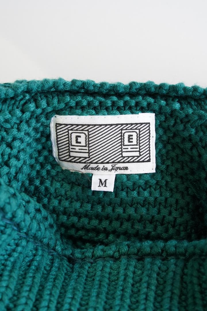 C.E（シーイー）MOCK TURTLE KNIT 21AW M グリーン
