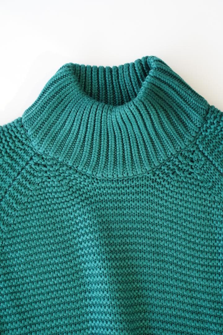 C.E（シーイー）MOCK TURTLE KNIT 21AW M グリーン