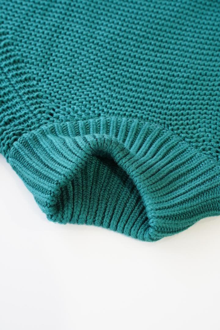 C.E（シーイー）MOCK TURTLE KNIT 21AW M グリーン