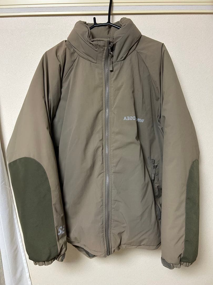 WIND AND SEA フード付きベージュジャケット