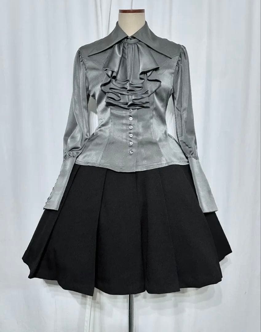 ATELIERBOZ ミストレスブラウス グレー