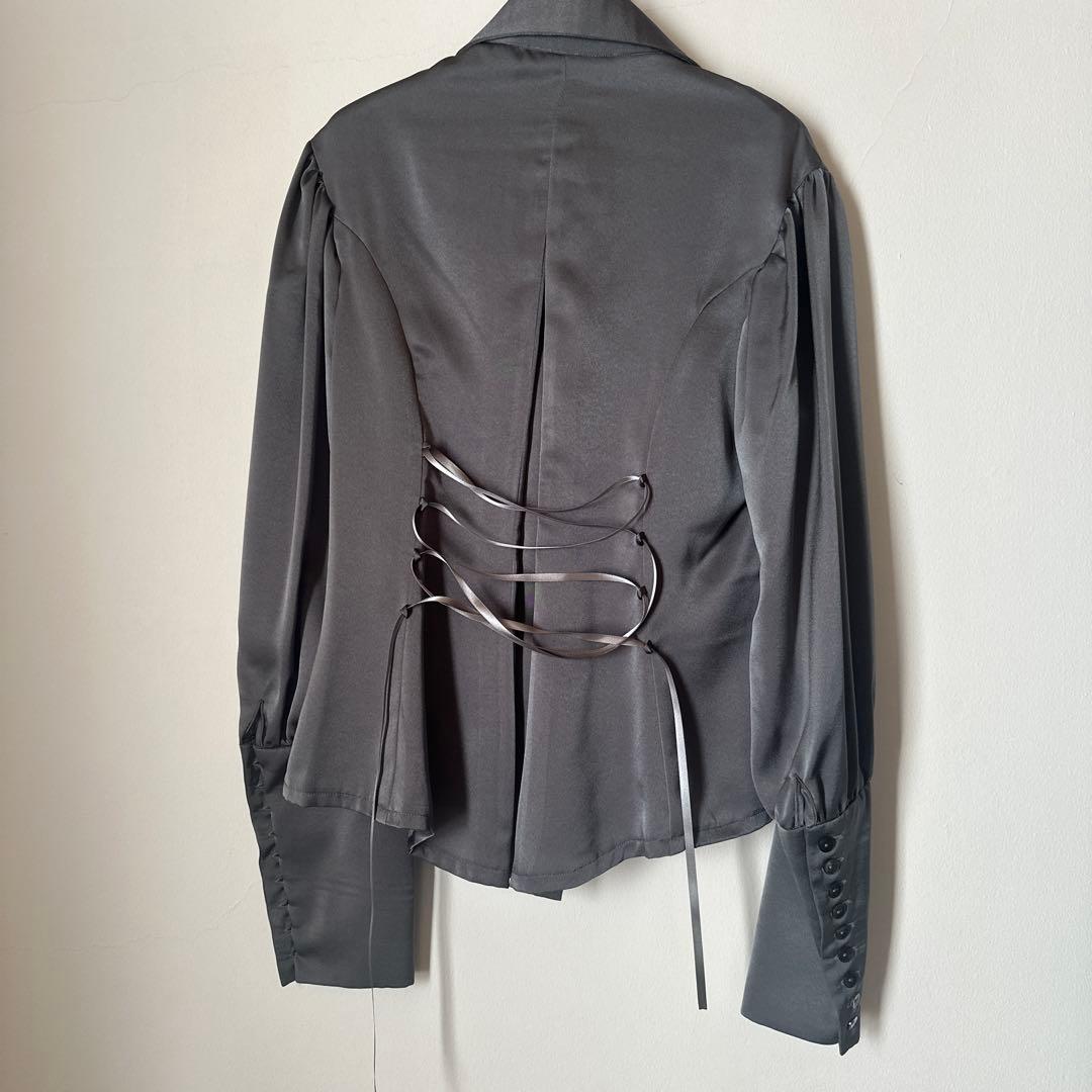 ATELIERBOZ ミストレスブラウス グレー