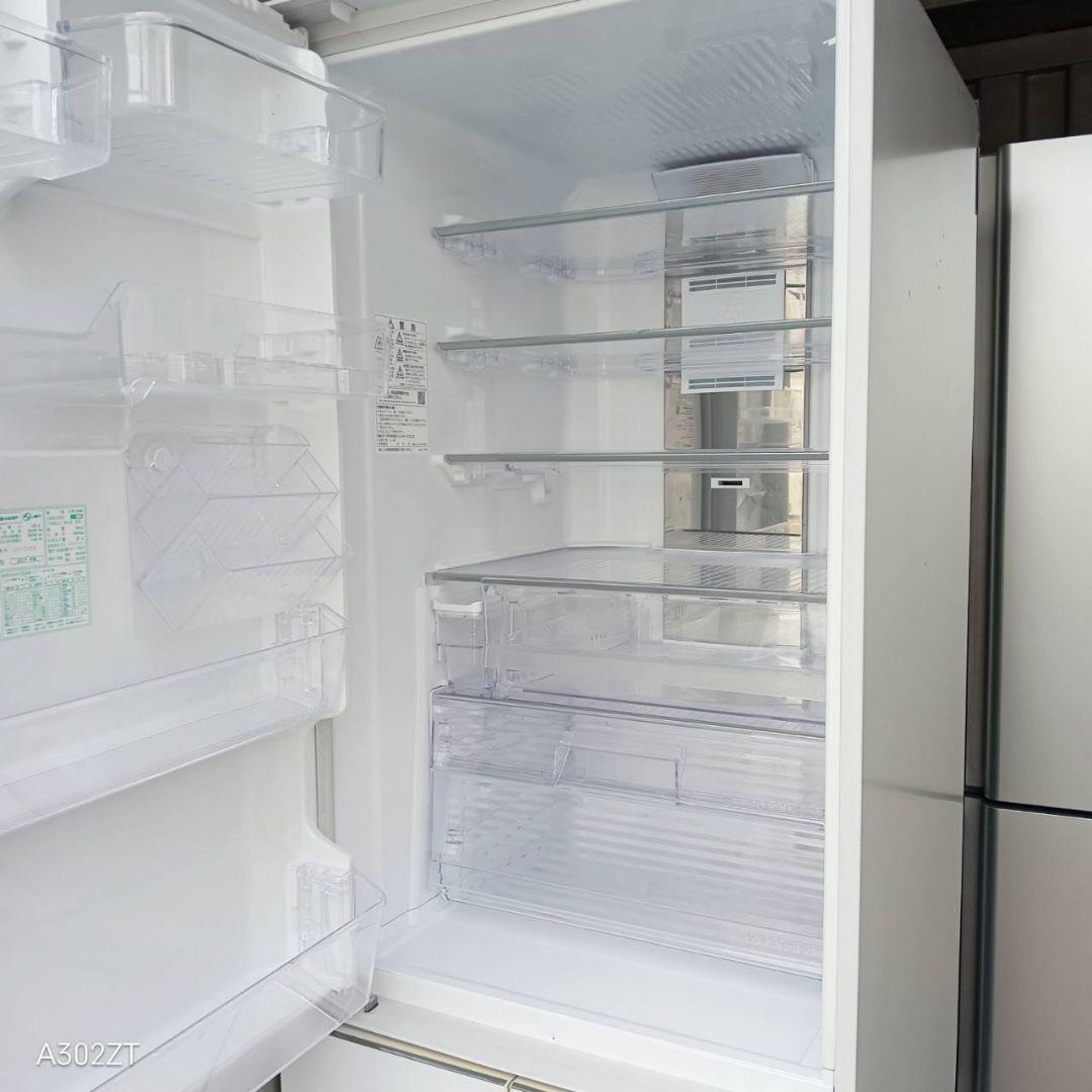 1127 安心の保証付きSHARPプラズマクラスター　自動製氷機能付き大型冷蔵庫