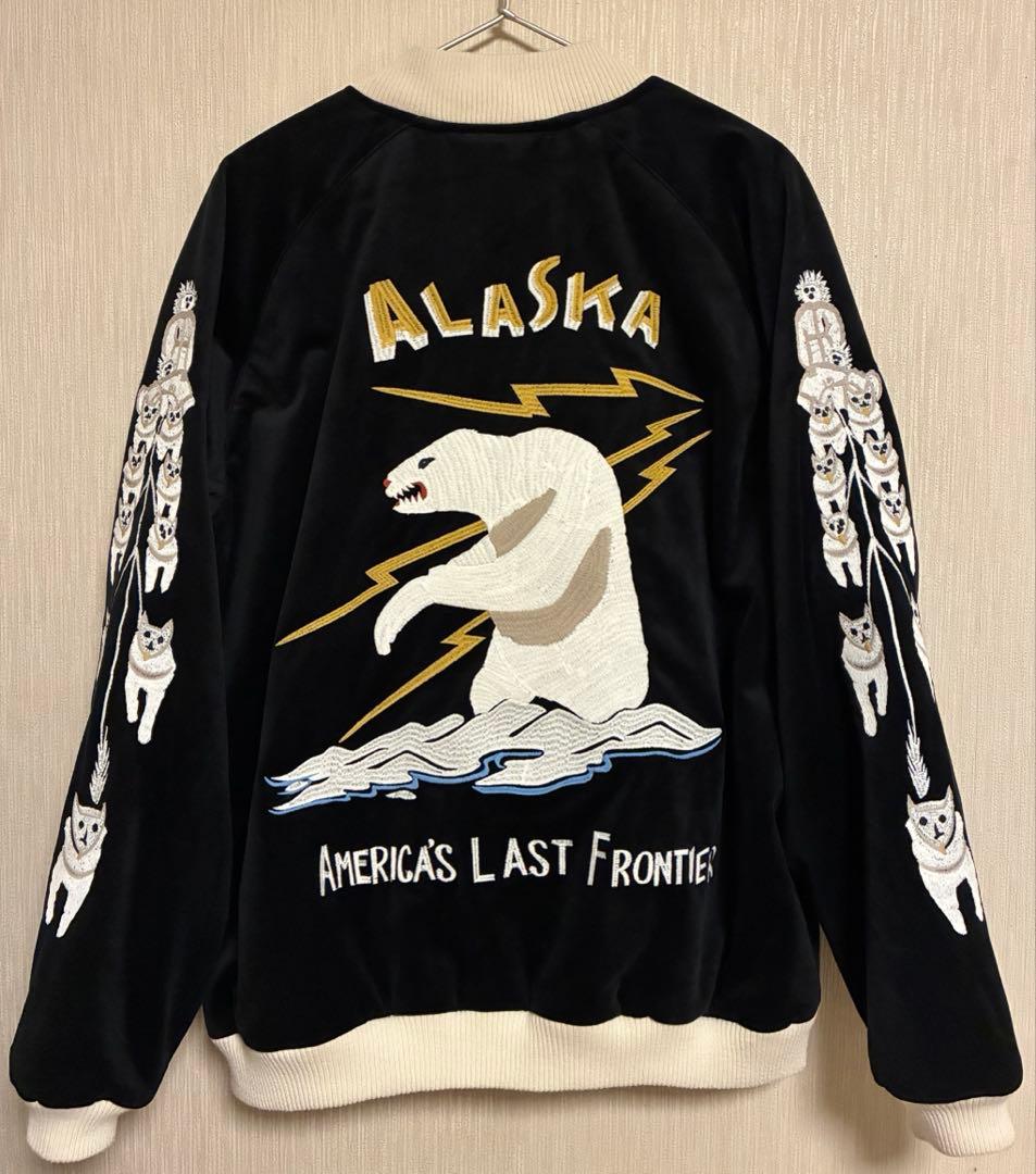 ジャケット・アウター HOUSTON VELVETEEN SOUVENIR JACKET ALASKA