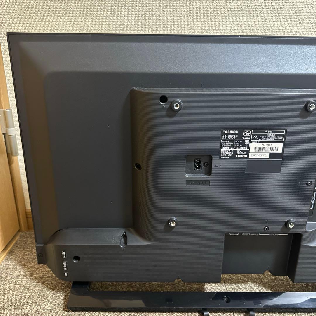 TOSHIBA 2019年製 32型 液晶　テレビ　32S22