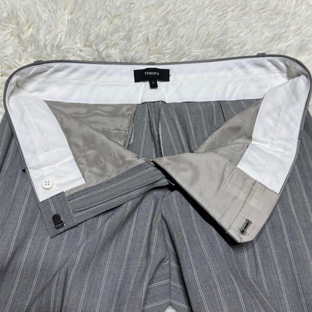 theory 現行　スーツ　セットアップ　ストライプ　グレー