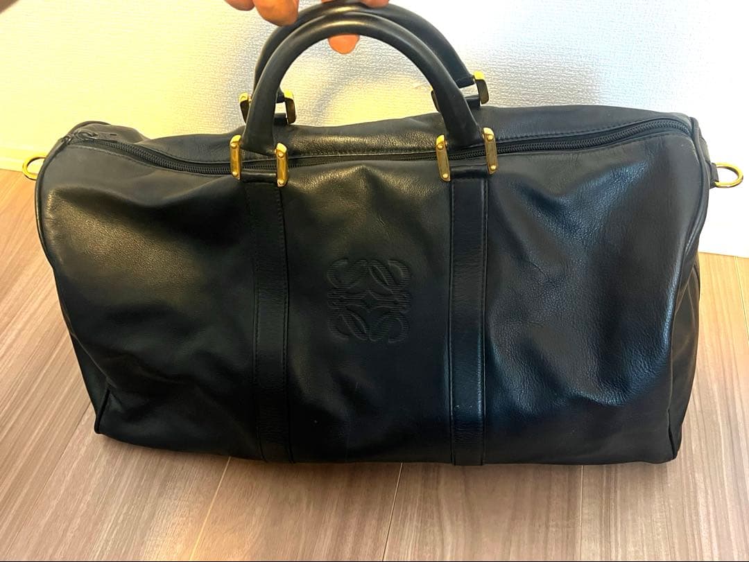 LOEWE ロエベ アマソナ50 アナグラム ボストンバッグ トラベル 2way