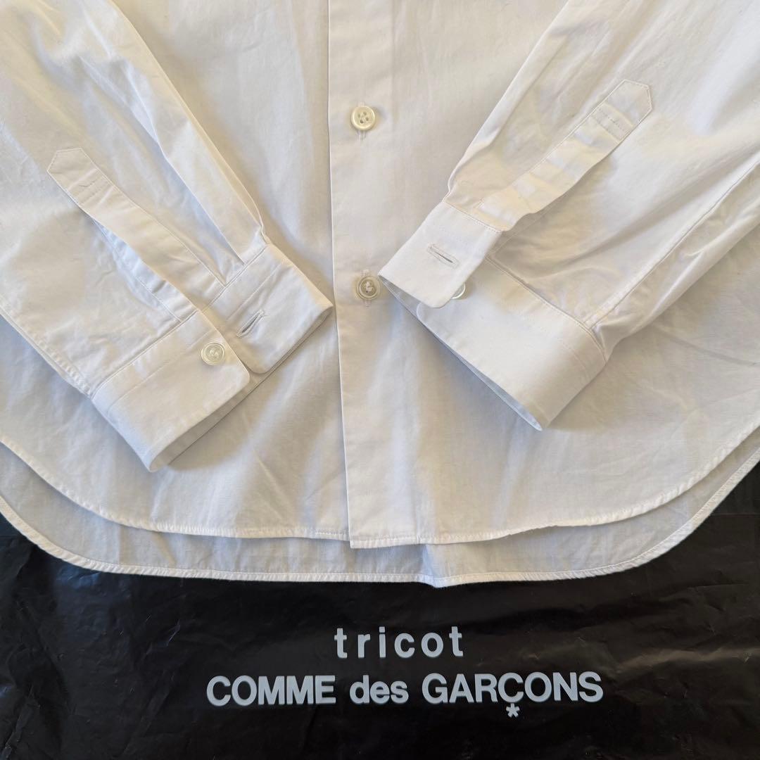 tricot COMME des GARCONS コットンシャツ　白　S