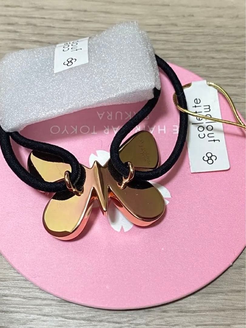 コレットマルーフ　リフレクション　バタフライ　ポニー　ピンク