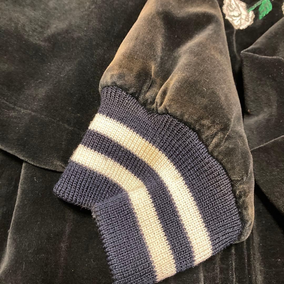 MODERN VOICE 90s 別珍スーベニアジャケット 鷲刺繍 黒 横須賀