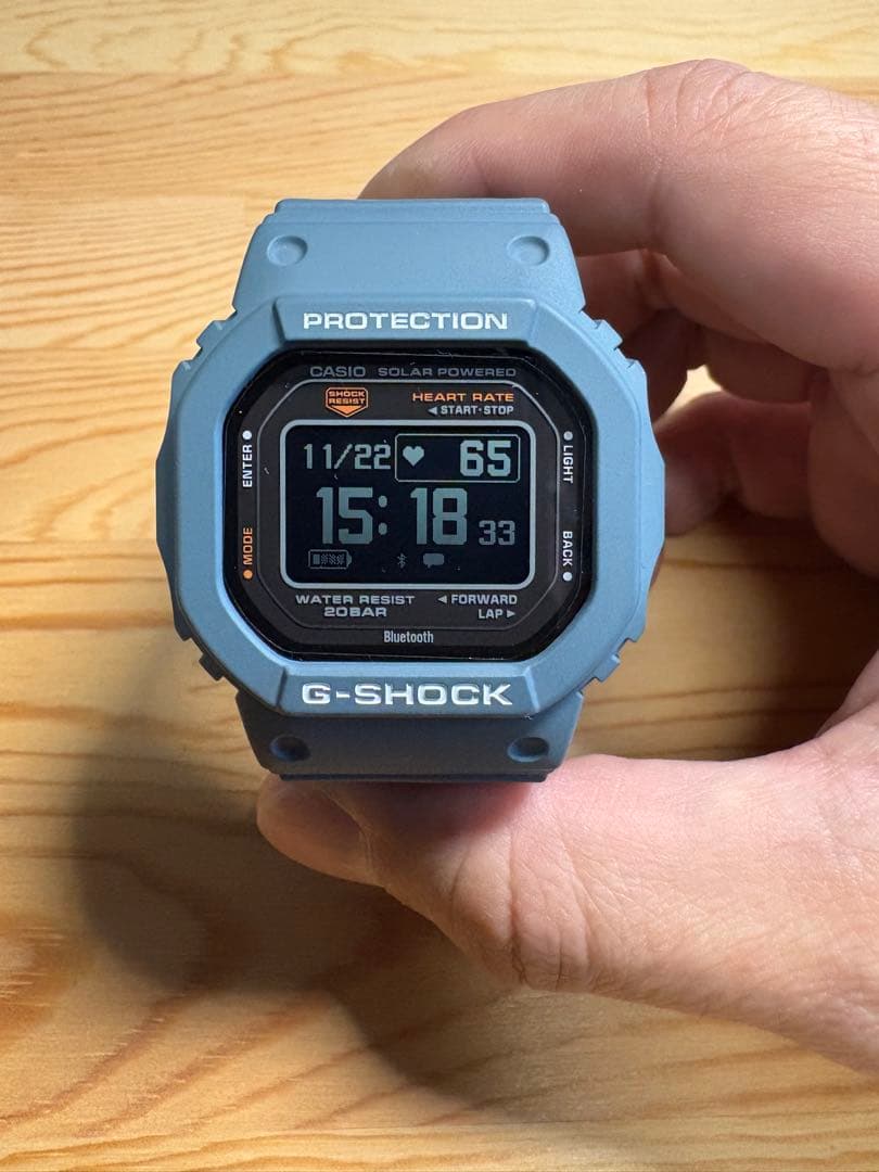 G-SHOCK DW-H5600 Bluetooth 腕時計 グレー