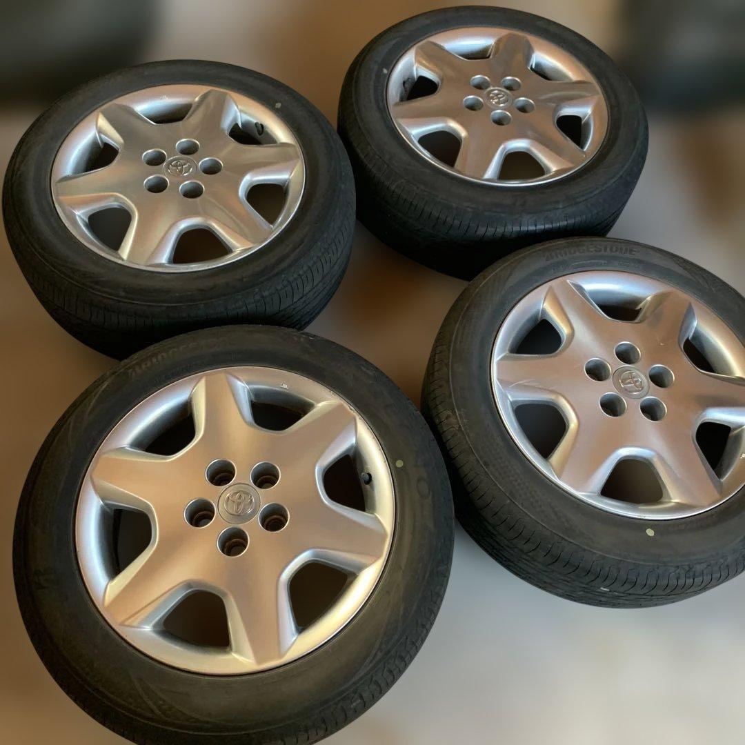 トヨタ　セルシオ30 31 純正ホイール4本セットタイヤ付き　中古品