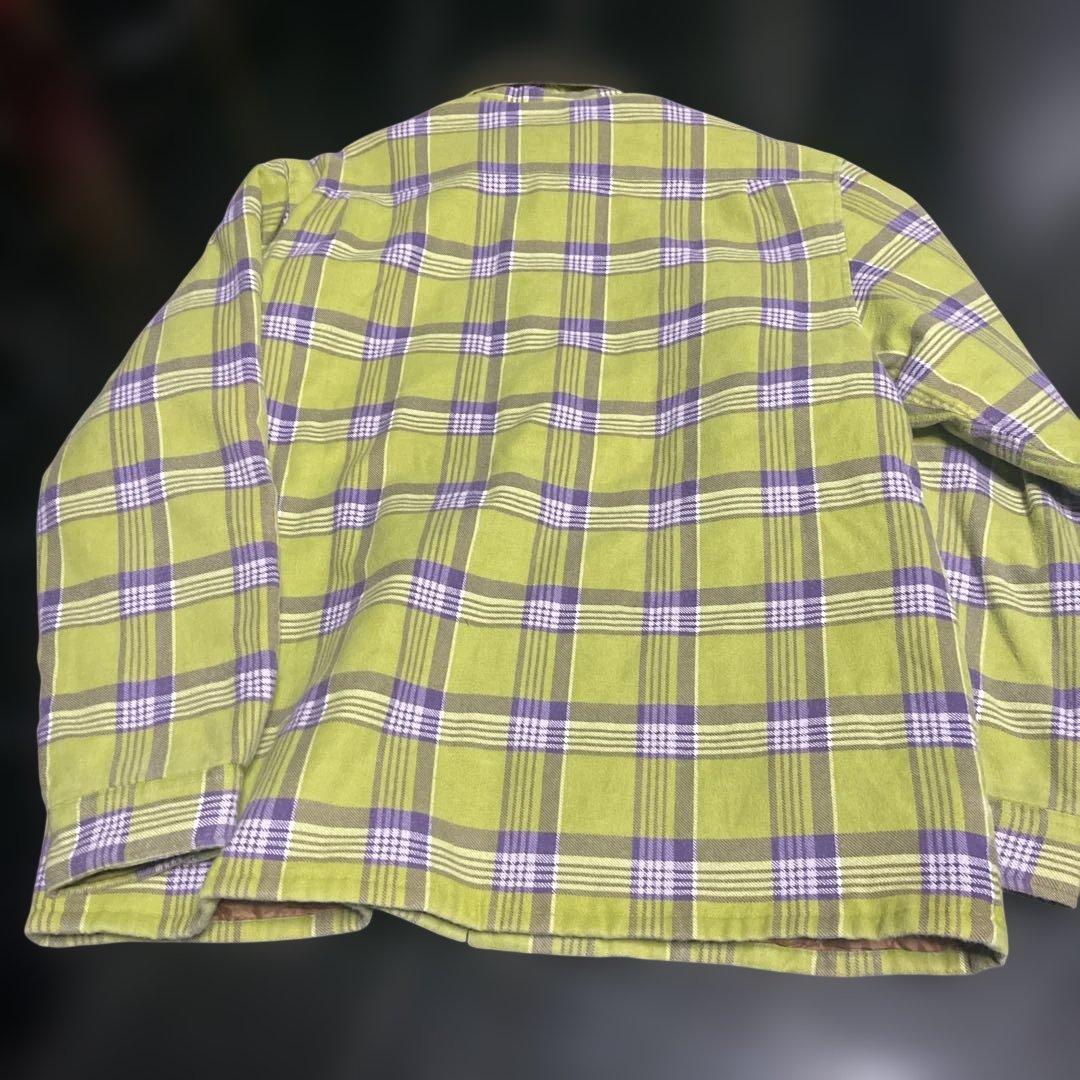 トップス Supreme Faux Fur Collar Flannel Shirt