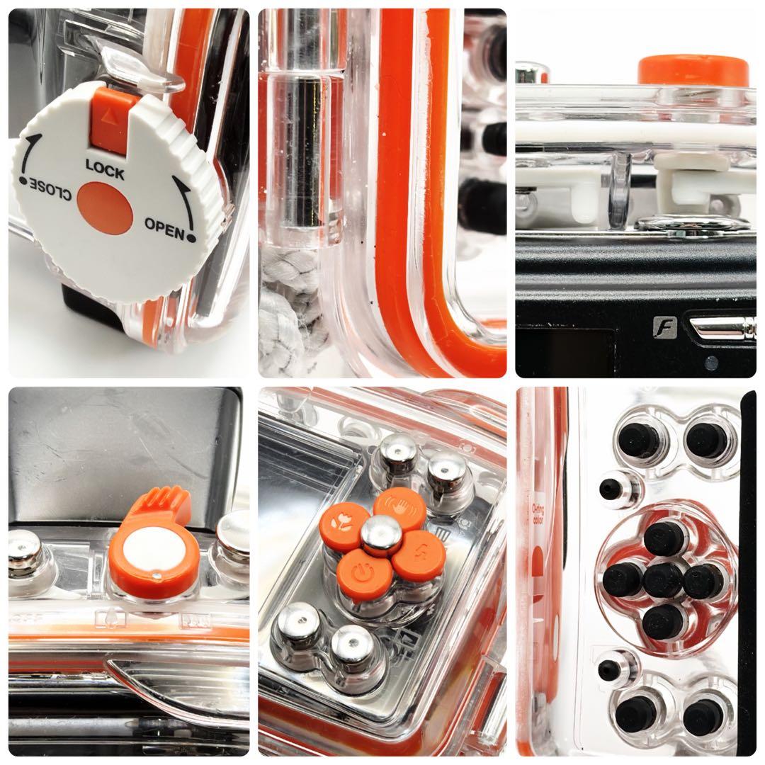 FUJIFILM FINEPIX F100FD デジカメ コンデジ 防水ケース付