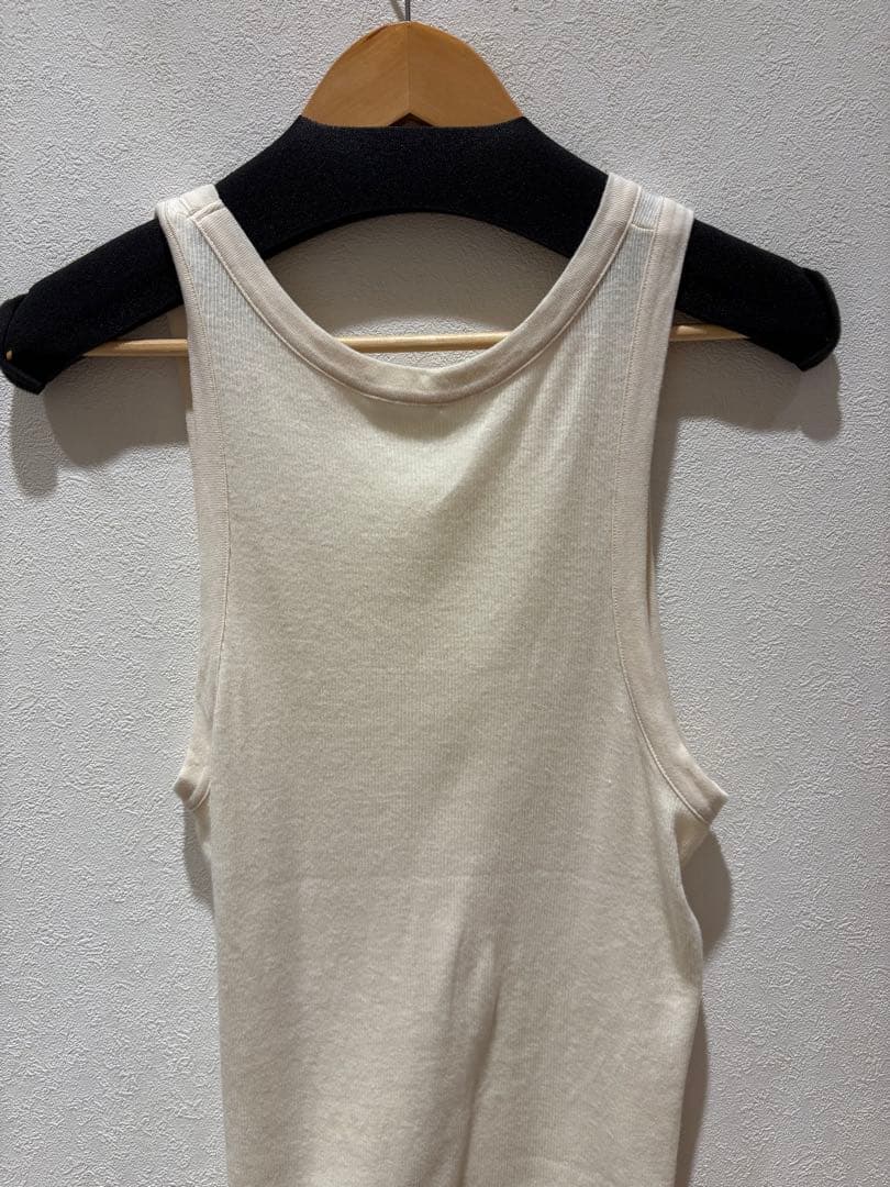 AURALEE Soft Rib Tank Top/リブ タンクトップサイズ5