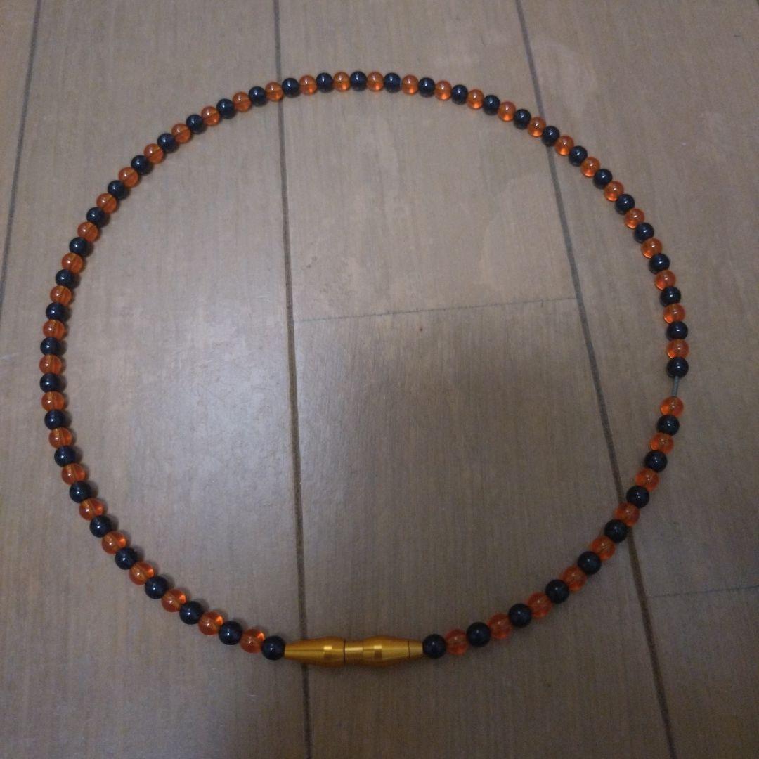 ファイテン ラクワネックレス EXTREME 50cm オレンジ/ブラック