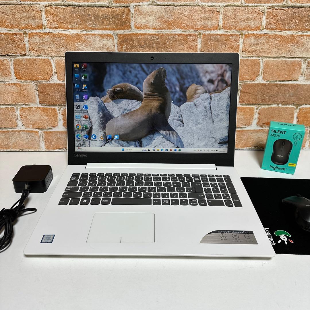 美品　LENOVOノート PC 高速起動SSD Windows 11 オフィス付