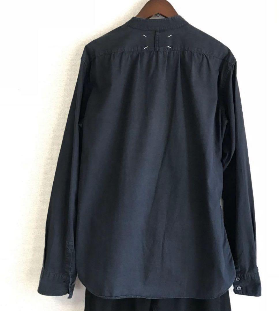 マルタンマルジェラ⑩ バンドカラーシャツ ブラック M ここのえタグ本人期　希少