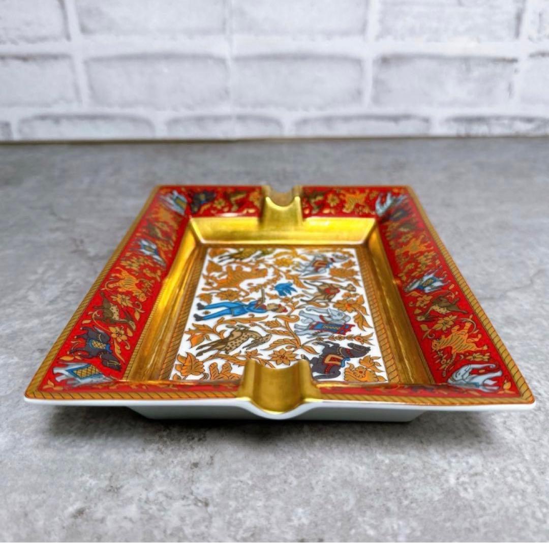 HERMES♡灰皿♡アッシュトレイ♡インドの狩猟