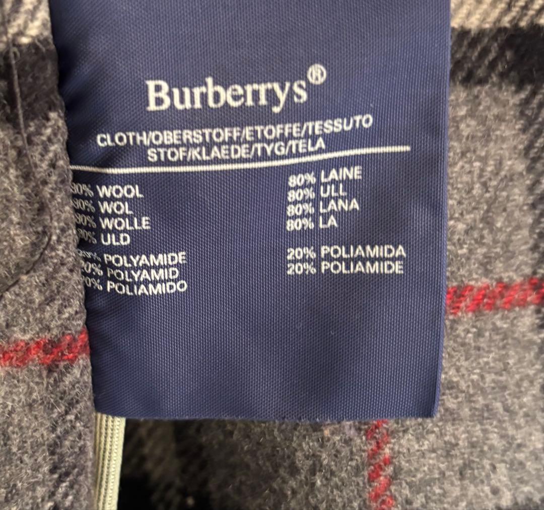 90s Burberry グレー ダッフルコート