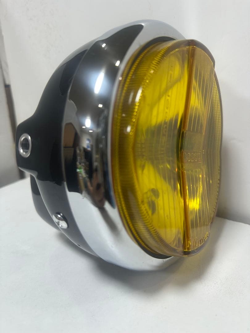 当時物希少絶版パーツモンキー用BOSCH製異形凸凹レンズ付きヘッドライト