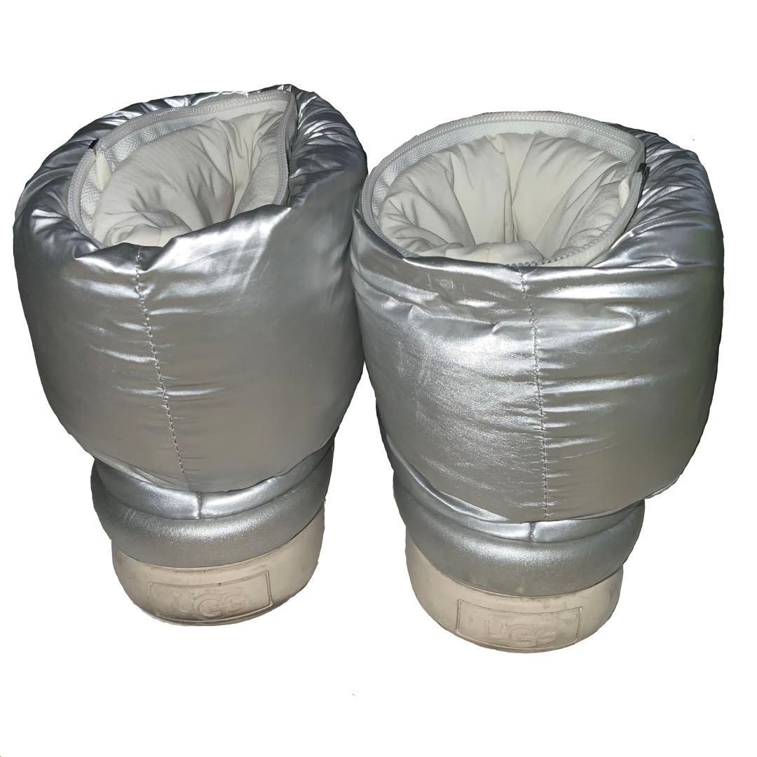 UGG ムートンロングブーツ シルバー 3way Y2K 美品☆