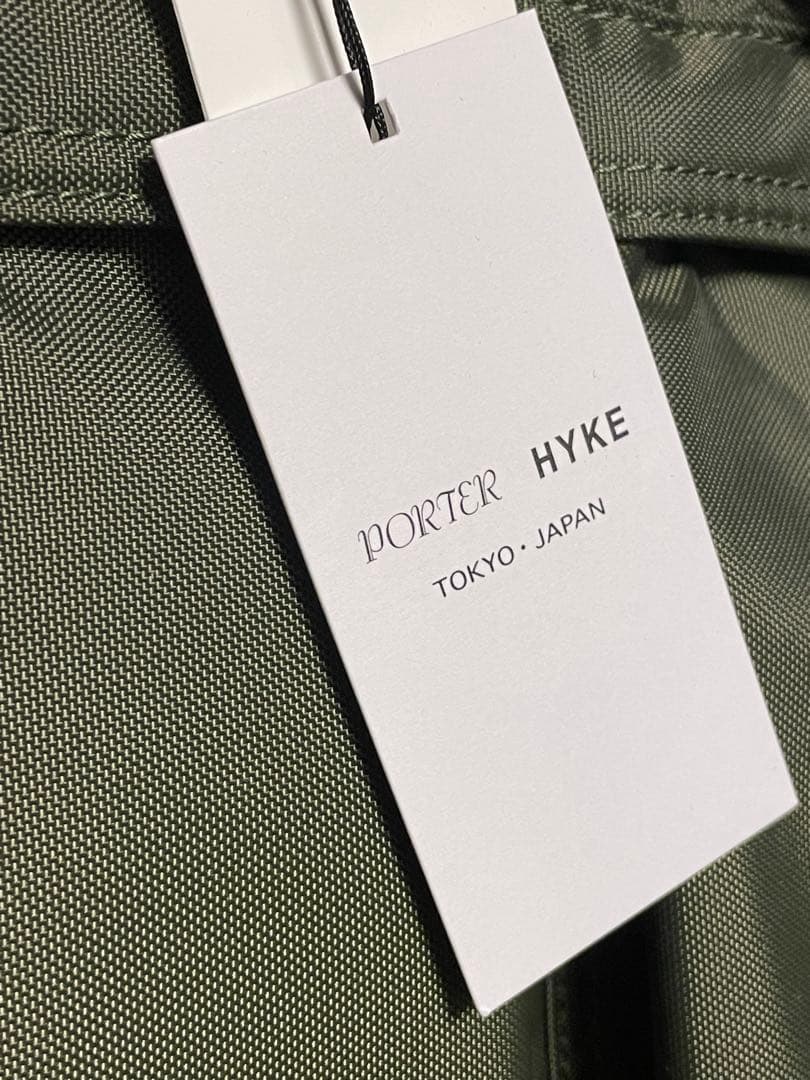 HYKE PORTER ヘルメットバッグ カーキ 新品未使用