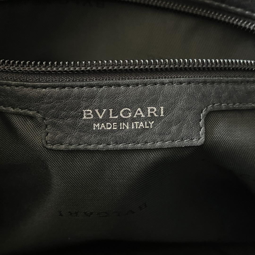 ブルガリ アーバン ビジネスバッグ ブリーフケース 2way 黒 レザー