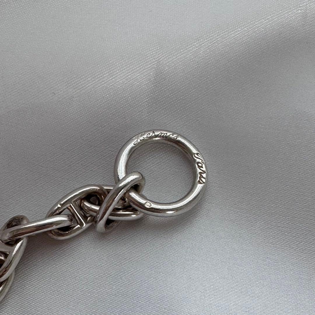 HERMES 70's 筆記体 シェーヌダンクル MM 16コマ 925