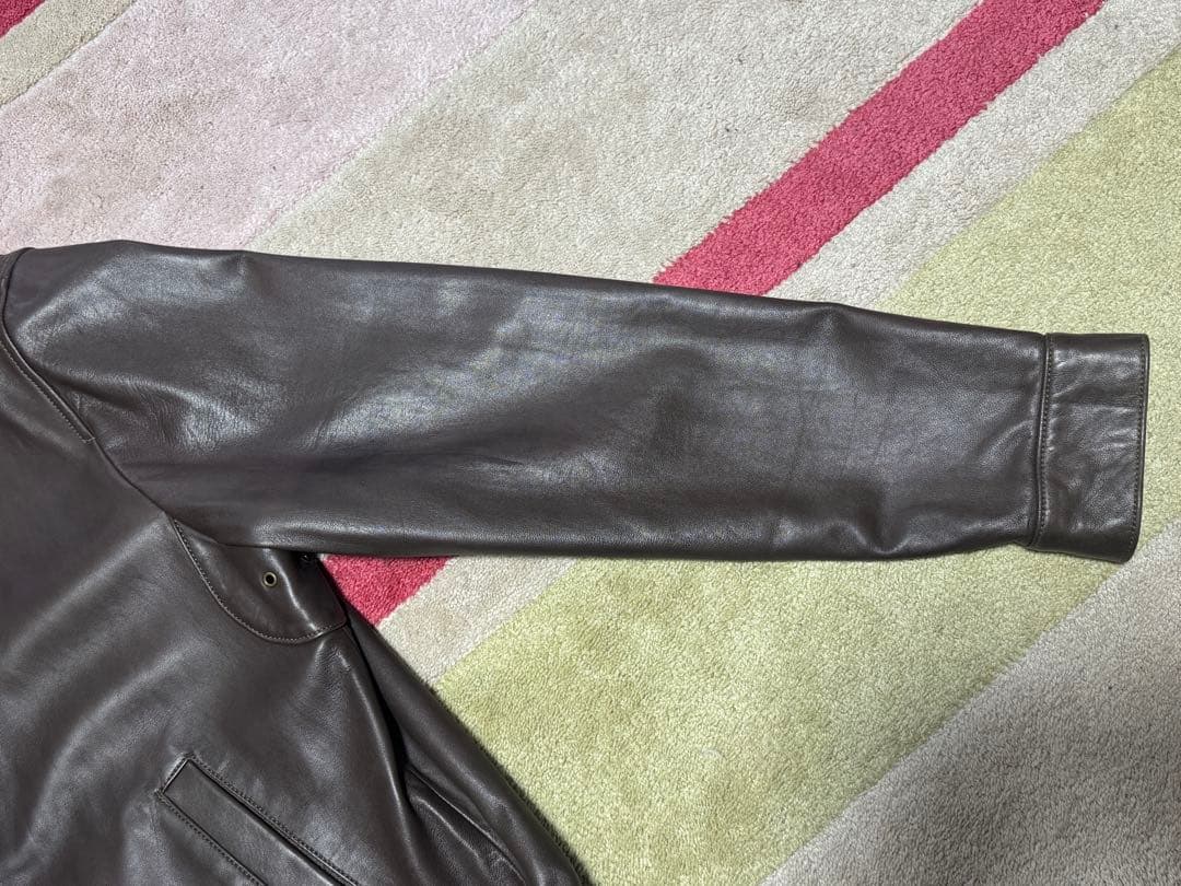 ラルフローレン　レザージャケット　こげ茶　Lサイズ ブラウン