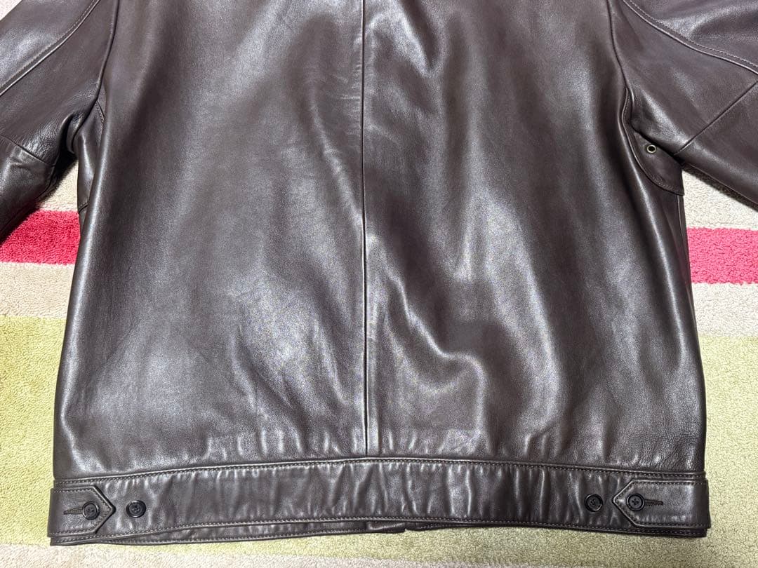 ラルフローレン　レザージャケット　こげ茶　Lサイズ ブラウン