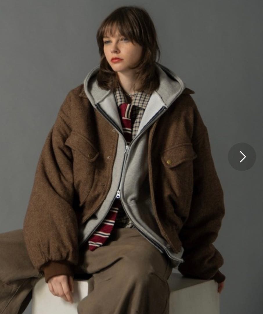 8*8様 【完売品】civvy. ヘリンボーンフライトジャケット -