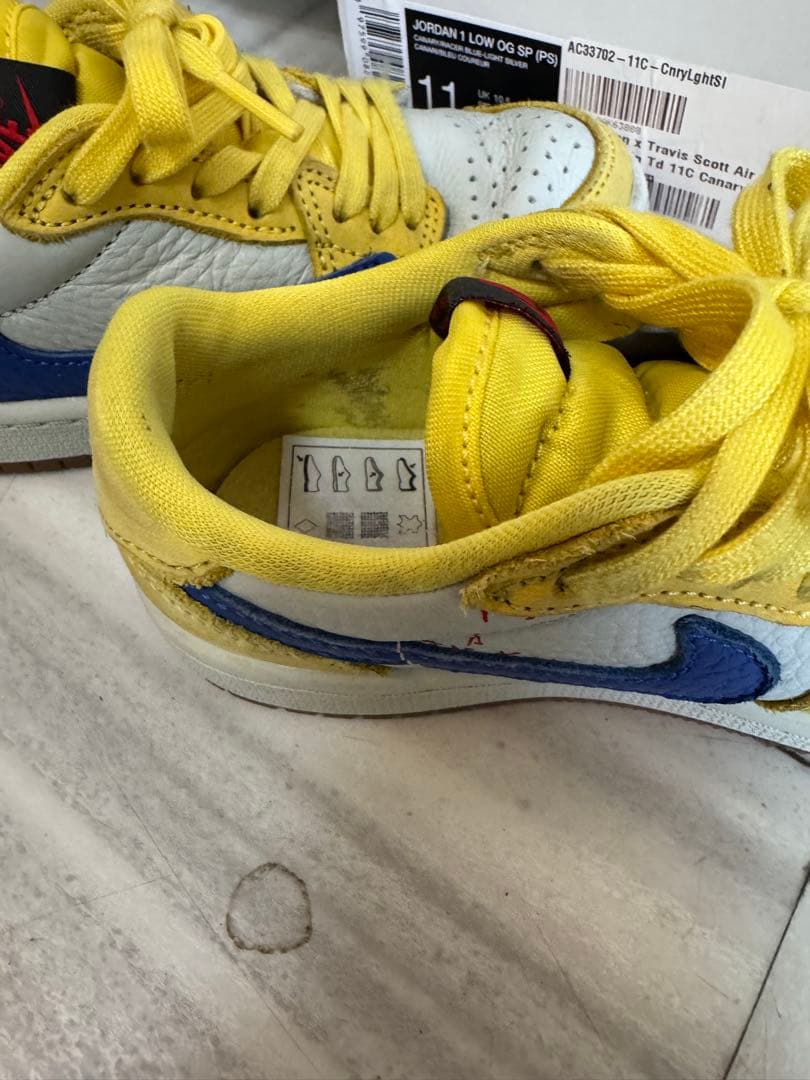 Travis Scott×Nike Air Jordan 1Low Canary